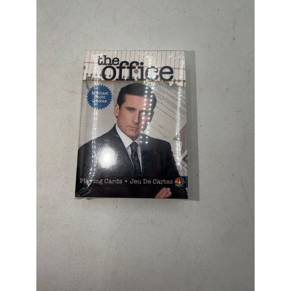 The Office Michael Scott Quotes Playing Cards Aquarius NBC New Sealed 2020
